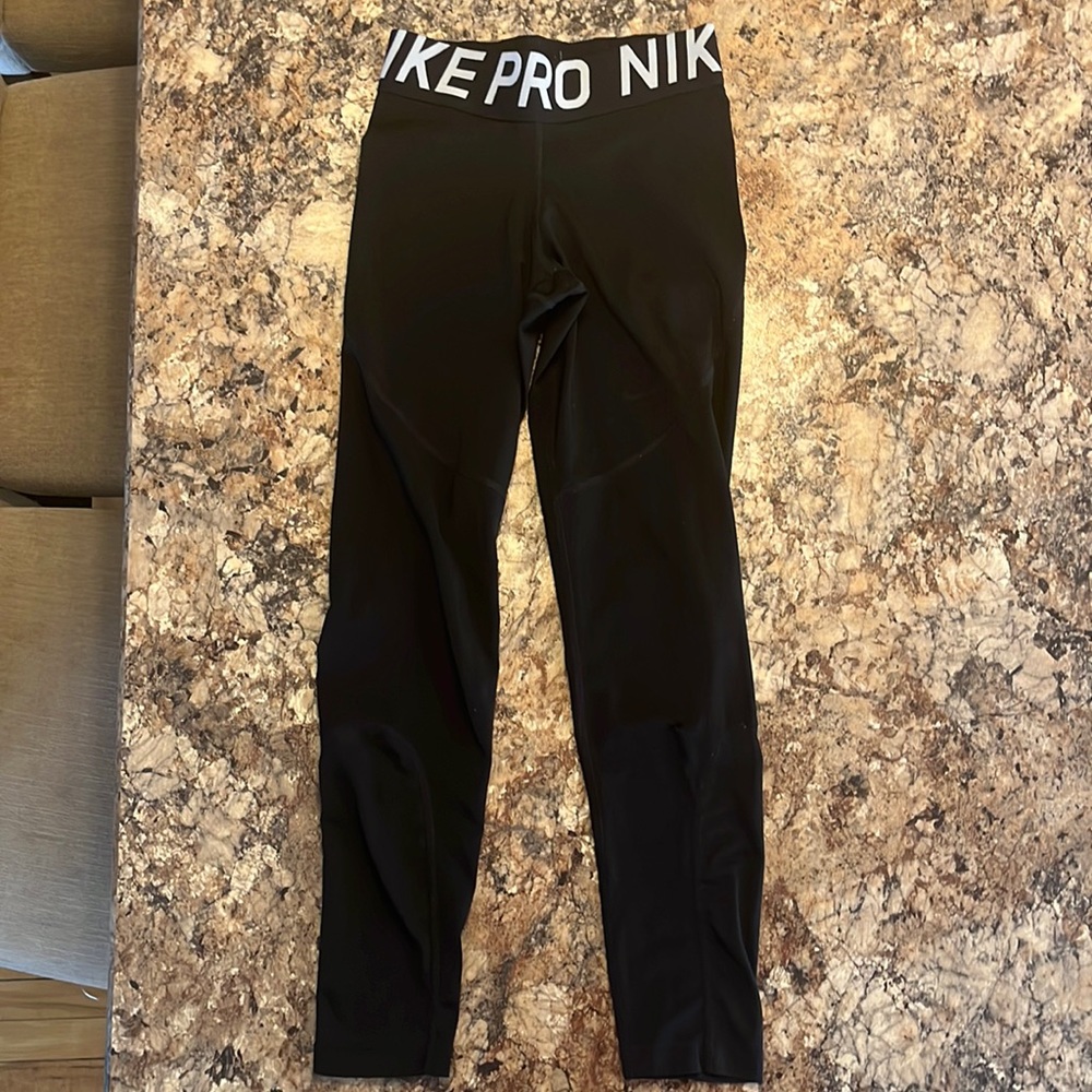 Nike Pro Leggings- Black - Size XS